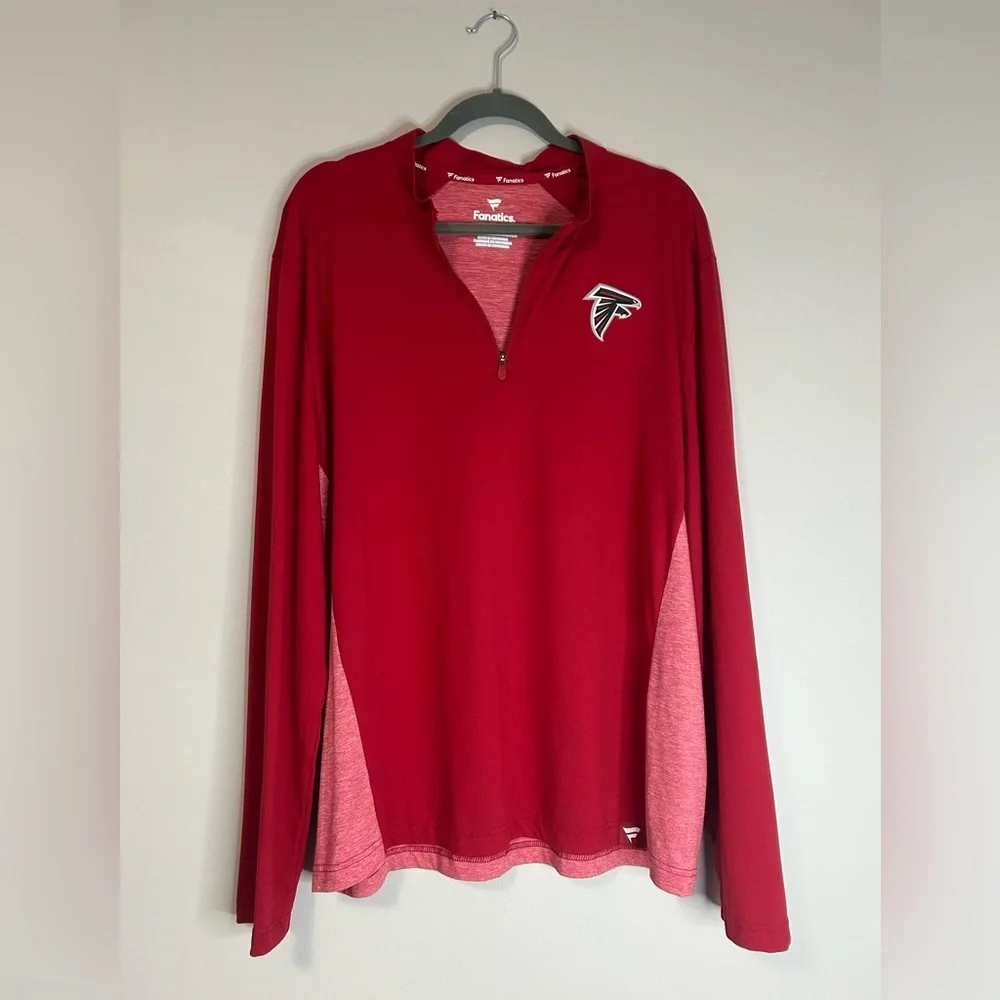 Men’s Fanatics Red Atlanta Falcons Pullover, Size L